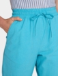 Pull On Seersucker Trouser - Sea Green