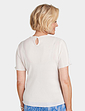 Plisse Top Plain - Ivory