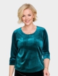 Velour Top - Emerald