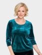 Velour Top - Emerald