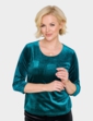 Velour Top - Emerald