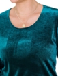 Velour Top - Emerald