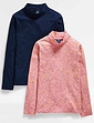 Pack of Two Turtle Neck Tops - Pink