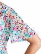 Mesh Print Top - Duck Egg
