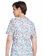 Mesh Print Top - Duck Egg