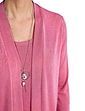 Slinky Mock 2 in 1 Top and Necklace - Rose