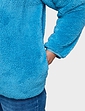 Half Zip Fleece Top - Denim