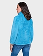 Half Zip Fleece Top - Denim