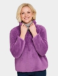 Half Zip Fleece Top - Plum