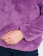 Half Zip Fleece Top - Plum