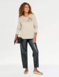 Bow Design Top - Natural