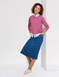 Mock Shirt Top - Dusky Rose
