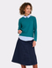 Mock Shirt Top - Teal