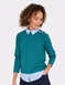 Mock Shirt Top - Teal