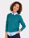 Mock Shirt Top - Teal