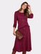 Warm Handle Top and Necklace Set - Wine