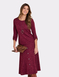 Warm Handle Top and Necklace Set - Wine