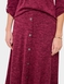 Warm Handle Top and Necklace Set - Wine