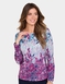 Warm Handle Print Top - Plum