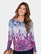 Warm Handle Print Top - Plum