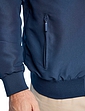 Pegasus College Jacket With Stripe Tipping - Navy