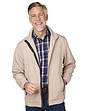 Aldon Soft Touch Micromoss Blouson With Contrast Trim - Stone