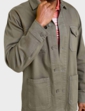 Pegasus Stretch Cotton Cargo Jacket - Khaki