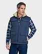 Pegasus Sherpa Lined Padded Gilet - Navy