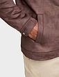 Pegasus Sherpa Lined Faux Suede Jacket - Brown