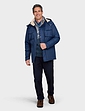 Pegasus Waterproof Jacket With Sherpa Lining - Navy