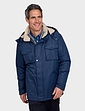 Pegasus Waterproof Jacket With Sherpa Lining - Navy