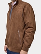 Pegasus Faux Suede Jacket - Tan