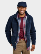 Pegasus Sherpa Lined Cord Jacket - Navy
