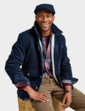 Pegasus Sherpa Lined Cord Jacket - Navy