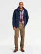 Pegasus Sherpa Lined Cord Jacket - Navy