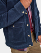 Pegasus Sherpa Lined Cord Jacket - Navy