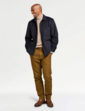 Pegasus Wool Blend Jacket - Navy