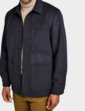 Pegasus Wool Blend Jacket - Navy
