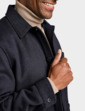 Pegasus Wool Blend Jacket - Navy