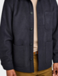 Pegasus Wool Blend Jacket - Navy