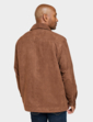 Pegasus Faux Suede Jacket - Tan