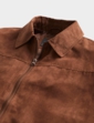 Pegasus Faux Suede Jacket - Tan