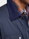 Pegasus Fleece Lined Showerproof Wax Look Barn Jacket - Navy