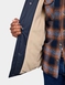 Pegasus Fleece Lined Showerproof Wax Look Barn Jacket - Navy