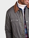 Pegasus Fleece Lined Showerproof Wax Look Barn Jacket - Olive