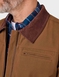 Pegasus Sherpa Lined Canvas Jacket with Cord Collar - Brown