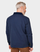 Pegasus Sherpa Lined Canvas Jacket with Cord Collar - Navy
