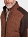 Pegasus Fleece Lined Faux Suede Jacket - Brown