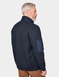Pegasus Fleece Lined Faux Suede Jacket - Navy
