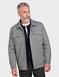 Pegasus Tweed Look Sherpa Lined Jacket - Charcoal